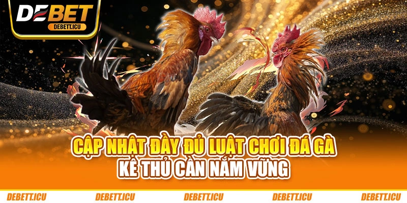 Cập nhật đầy đủ luật chơi đá gà kê thủ cần nắm vững