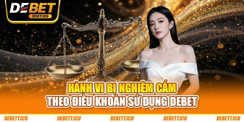 Hành vi bị nghiêm cấm theo điều khoản sử dụng DEBET