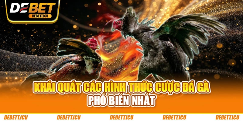 Khái quát các hình thức cược đá gà phổ biến nhất