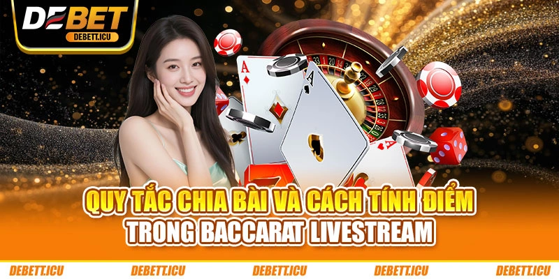 Quy tắc chia bài và cách tính điểm trong Baccarat livestream